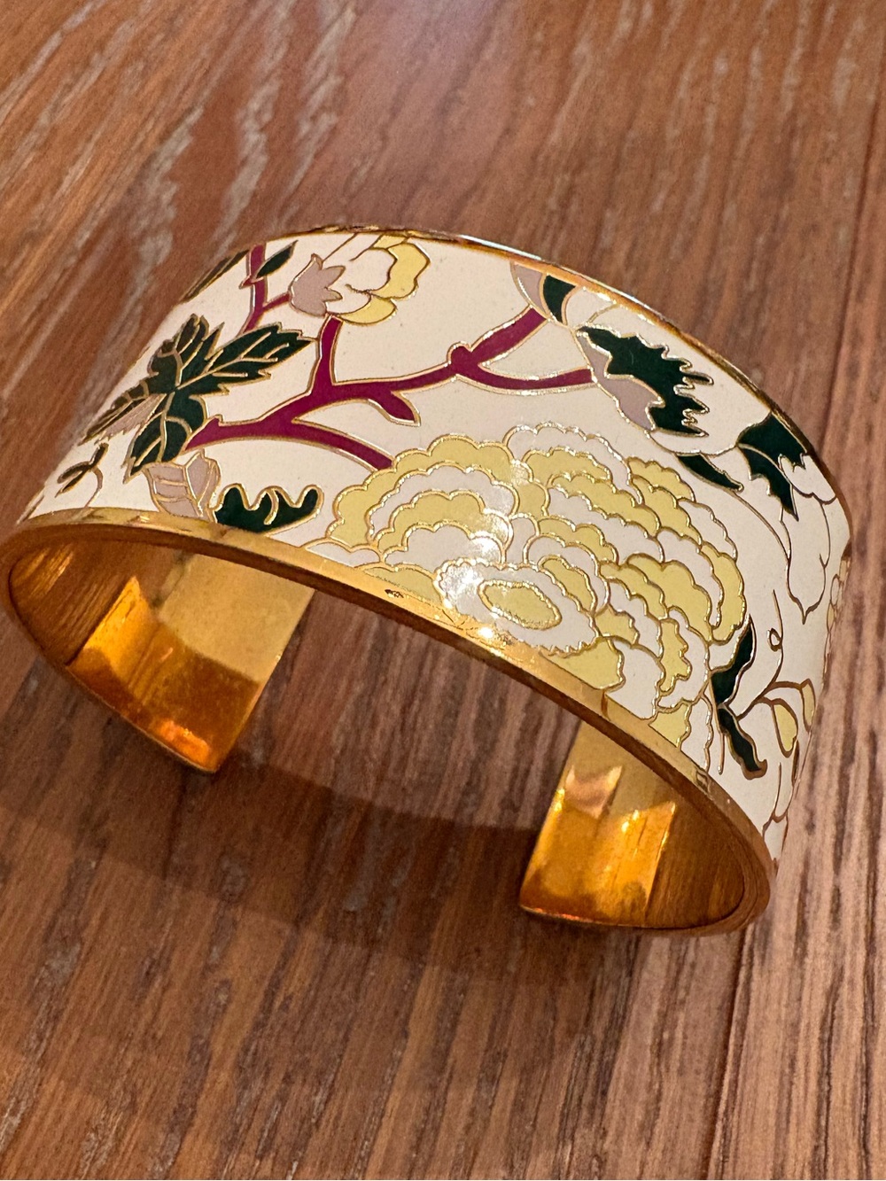 Tory Burch Gold-Tone Open Cuff Bracelet
